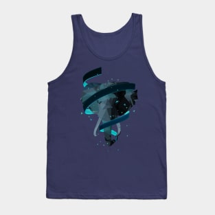 Elephant - 3D Art Polygonal Animal Tank Top